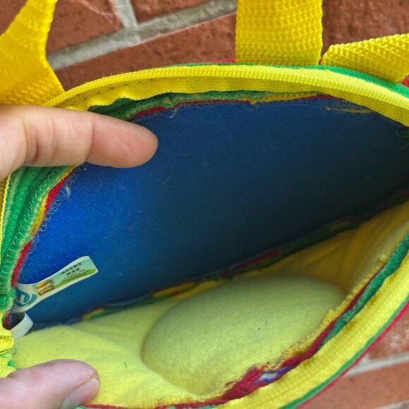 Vintage Mini Cathay Pacific Colour-block Primary Colours Toddler Backpack - Picture 4 of 4